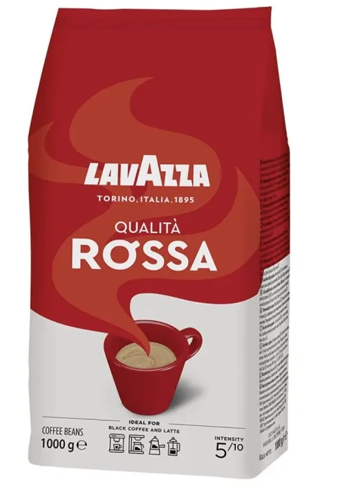 Lavazza Qualità Rossa red and white 1 kg whole-bean bag